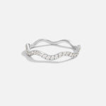 Anillo Zenya de Cristal y Ondas de Plata Alba Madrid